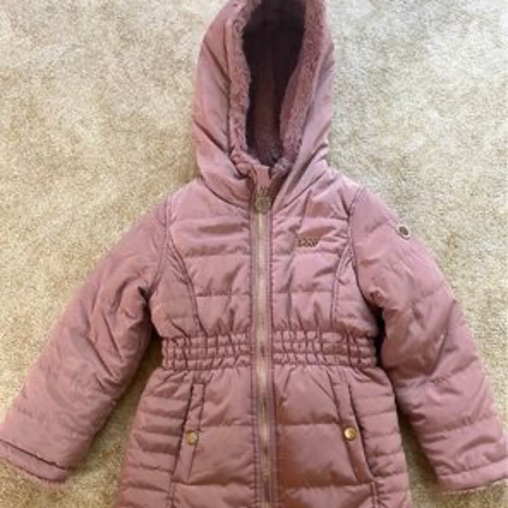 Girls’ DKNY winter coat, size 4/5